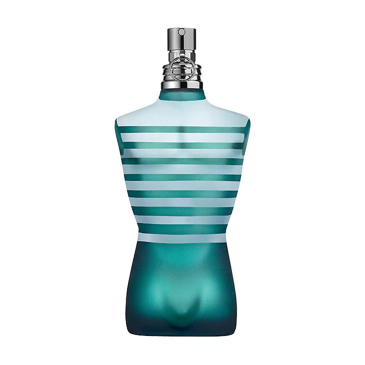 Jean Paul Gaultier Le Male EdT - klassisk maskulin herrparfym med sjömansrandig flaska.
