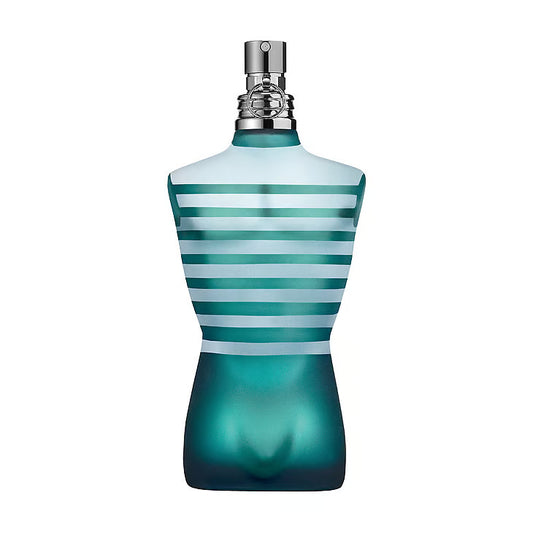 Jean Paul Gaultier Le Male EdT - klassisk maskulin herrparfym med sjömansrandig flaska.